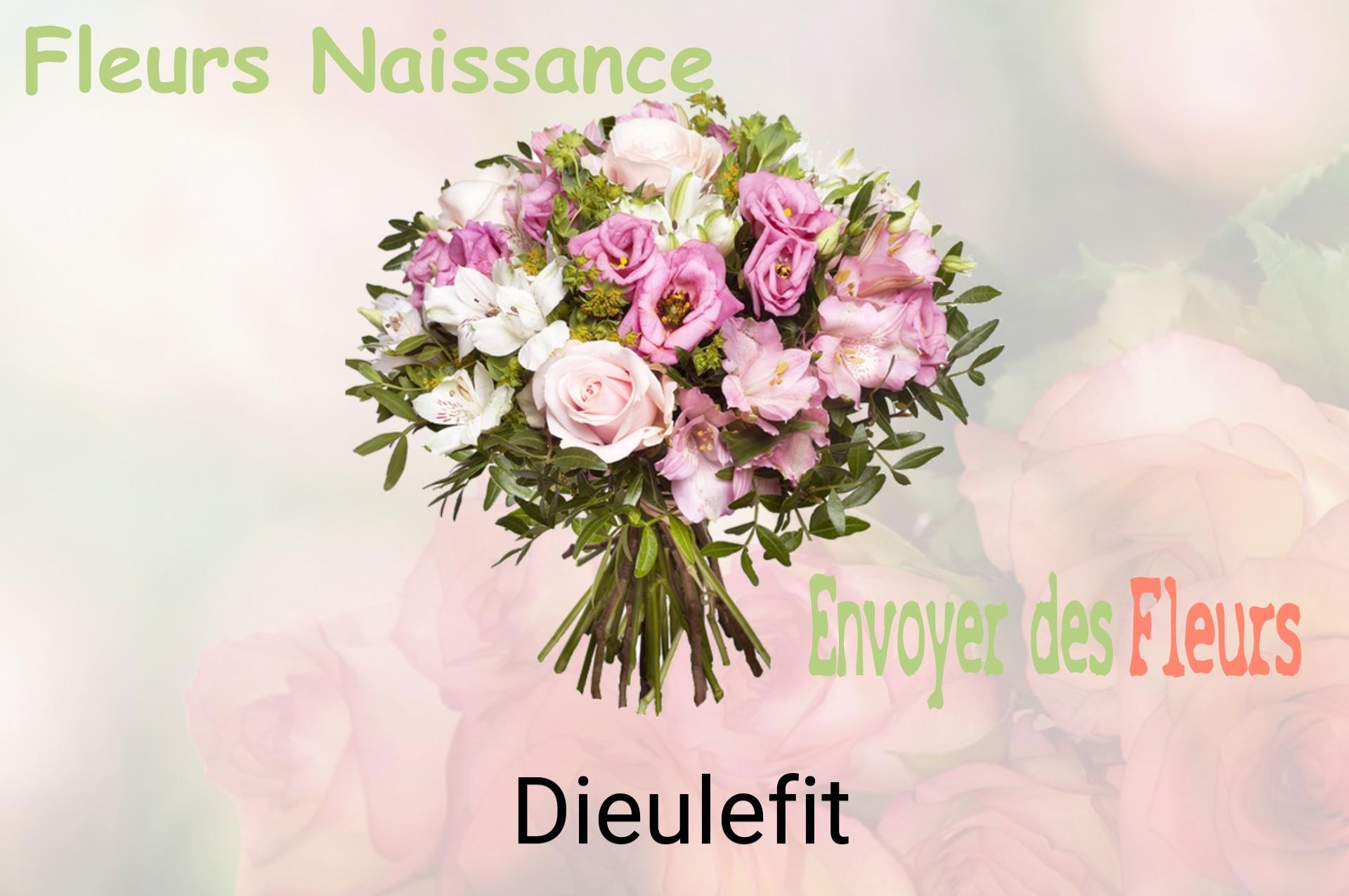 Bouquet de fleurs de naissance livré à Dieulefit
